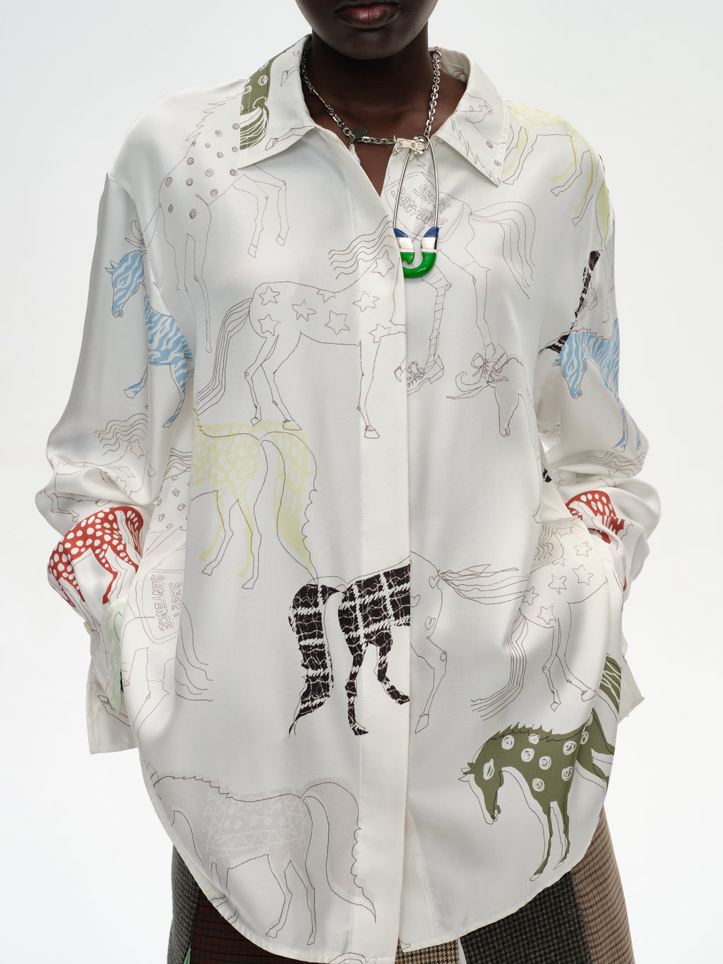 Pony Print Long-Sleeve Shirt