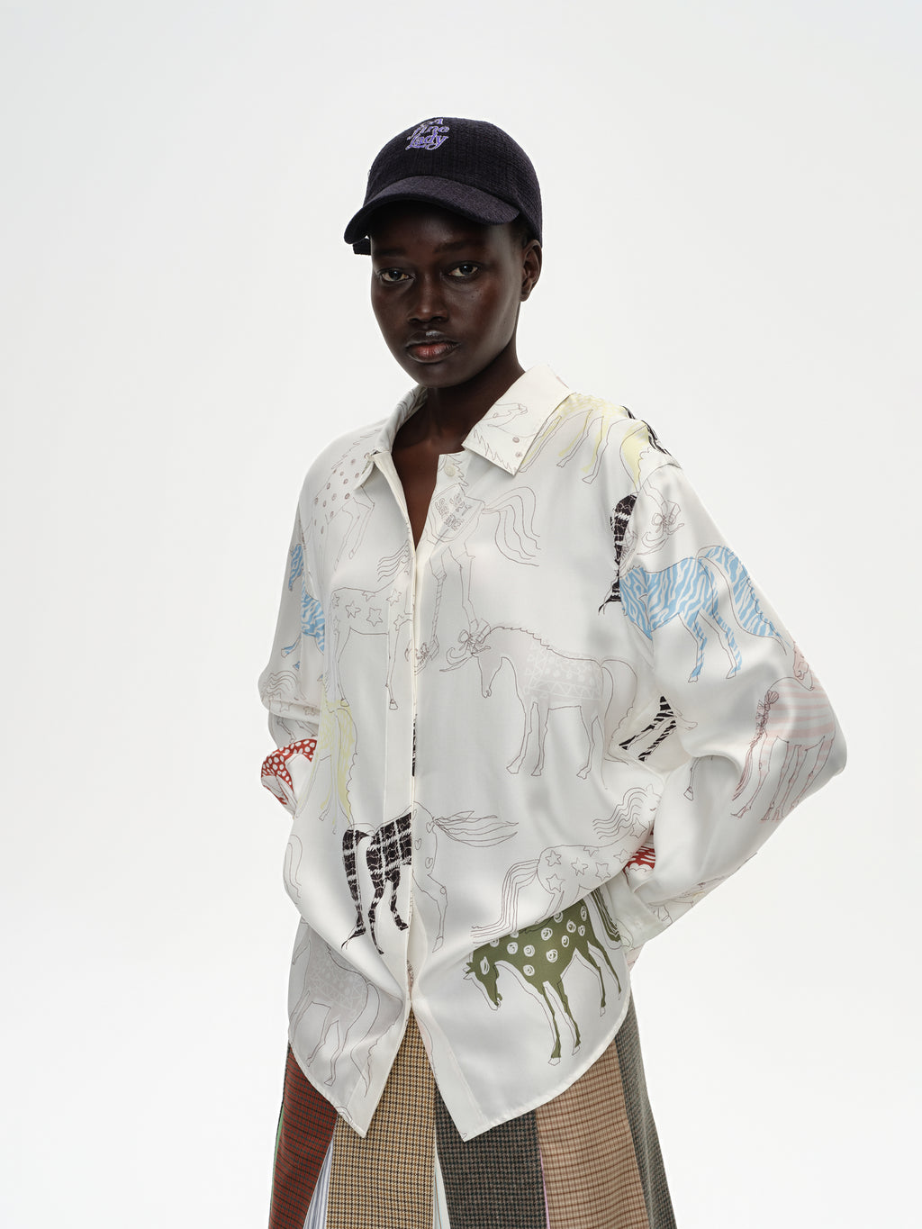 Pony Print Long-Sleeve Shirt