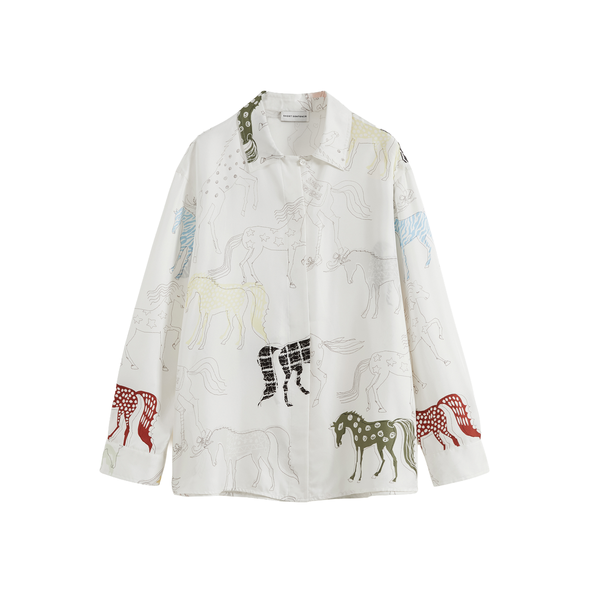 Pony Print Long-Sleeve Shirt