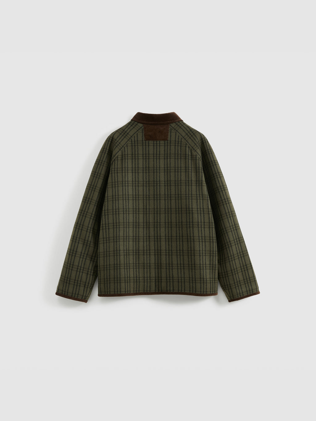 Yarn-Dyed Check Quilted Coat