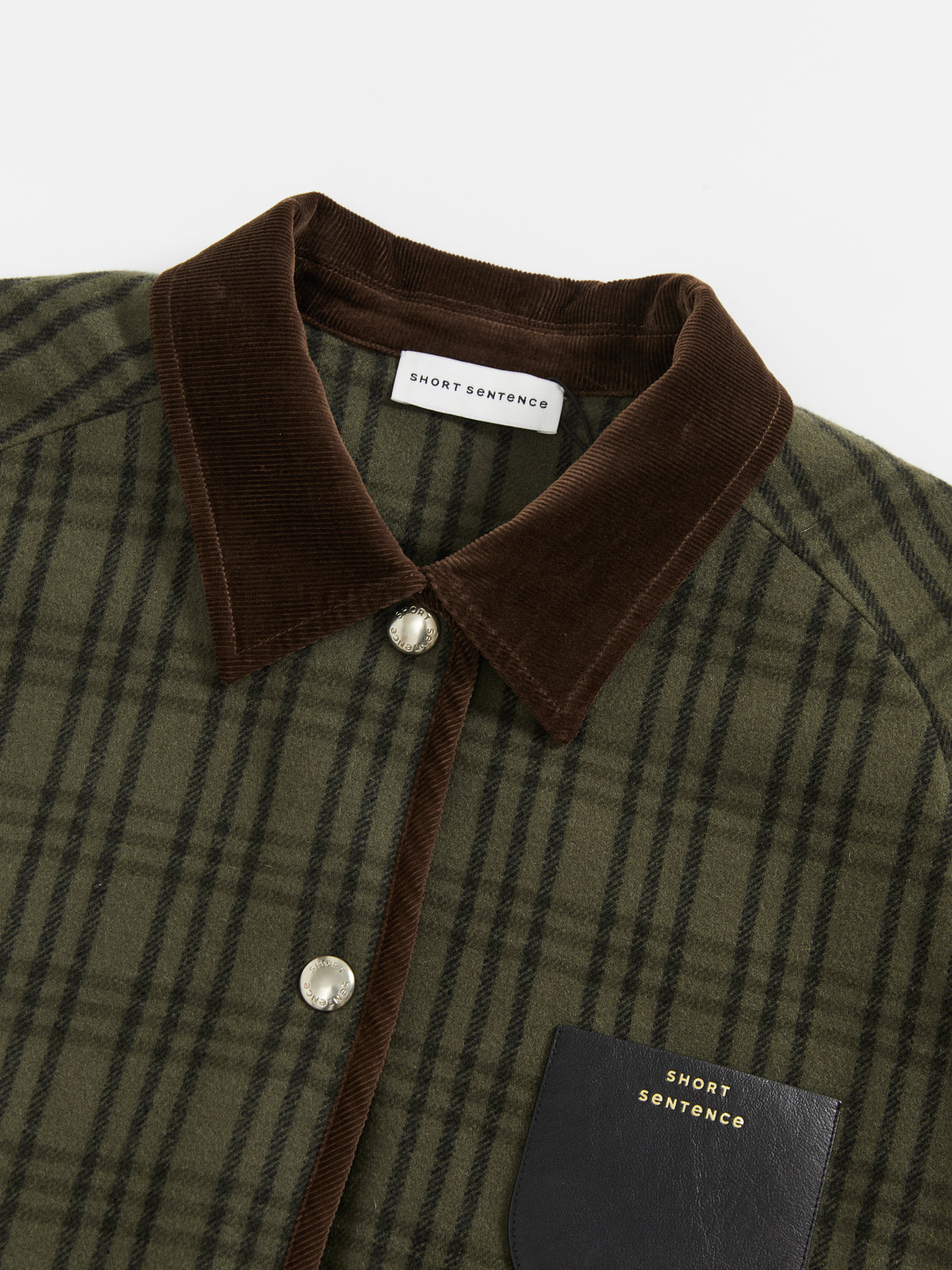 Yarn-Dyed Check Quilted Coat