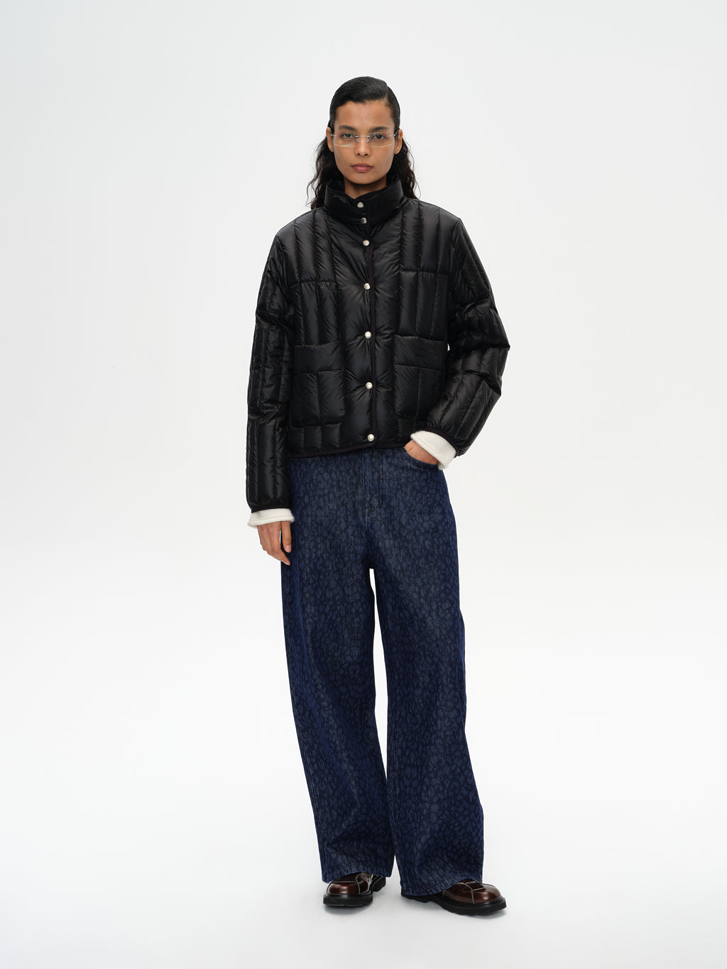 Stand Collar Short Down Jacket