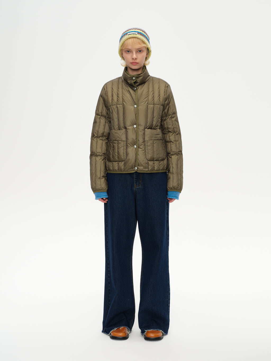 Stand Collar Short Down Jacket