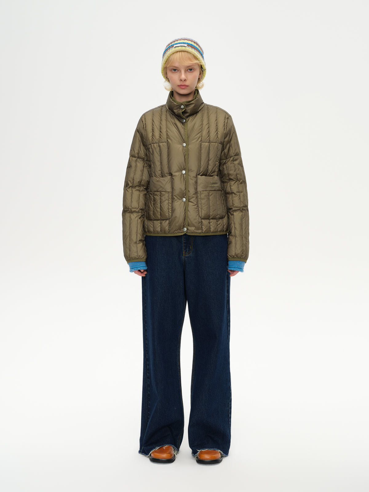 Stand Collar Short Down Jacket