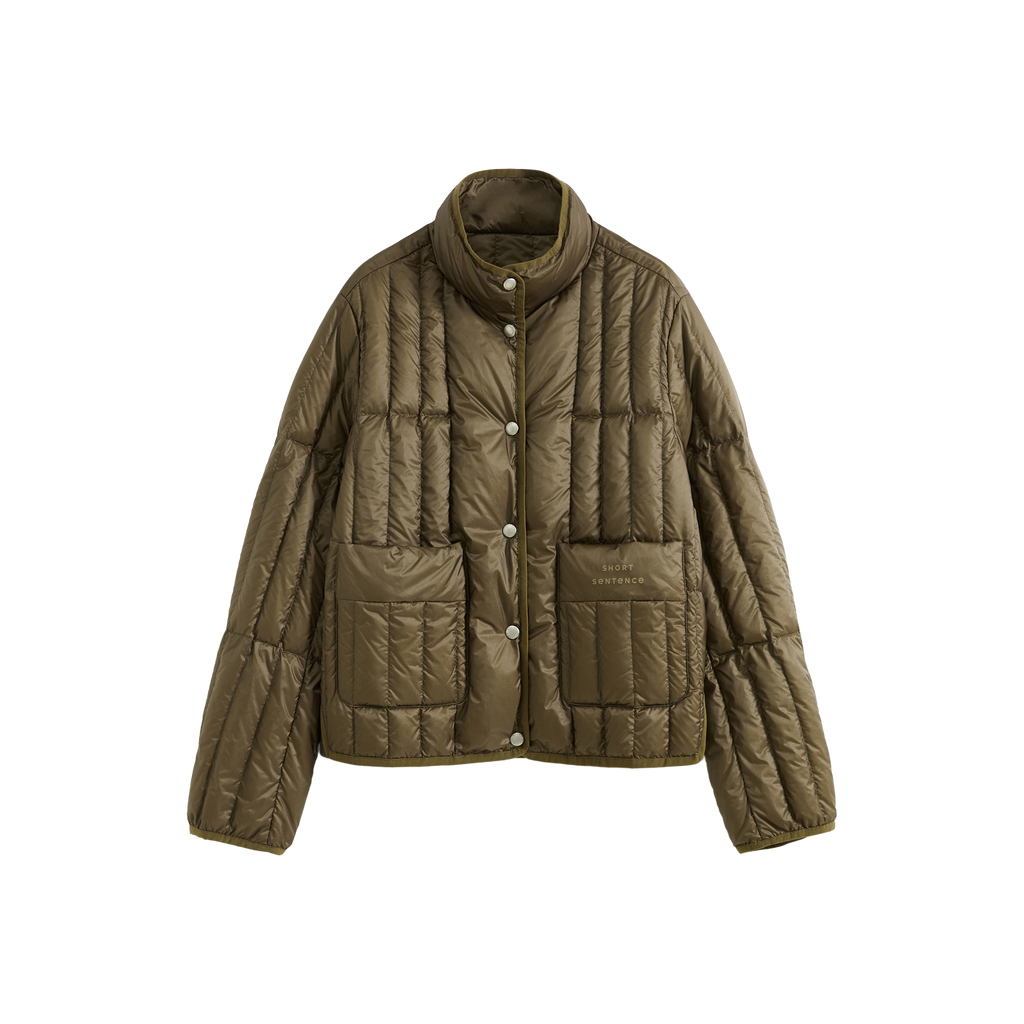 Stand Collar Short Down Jacket
