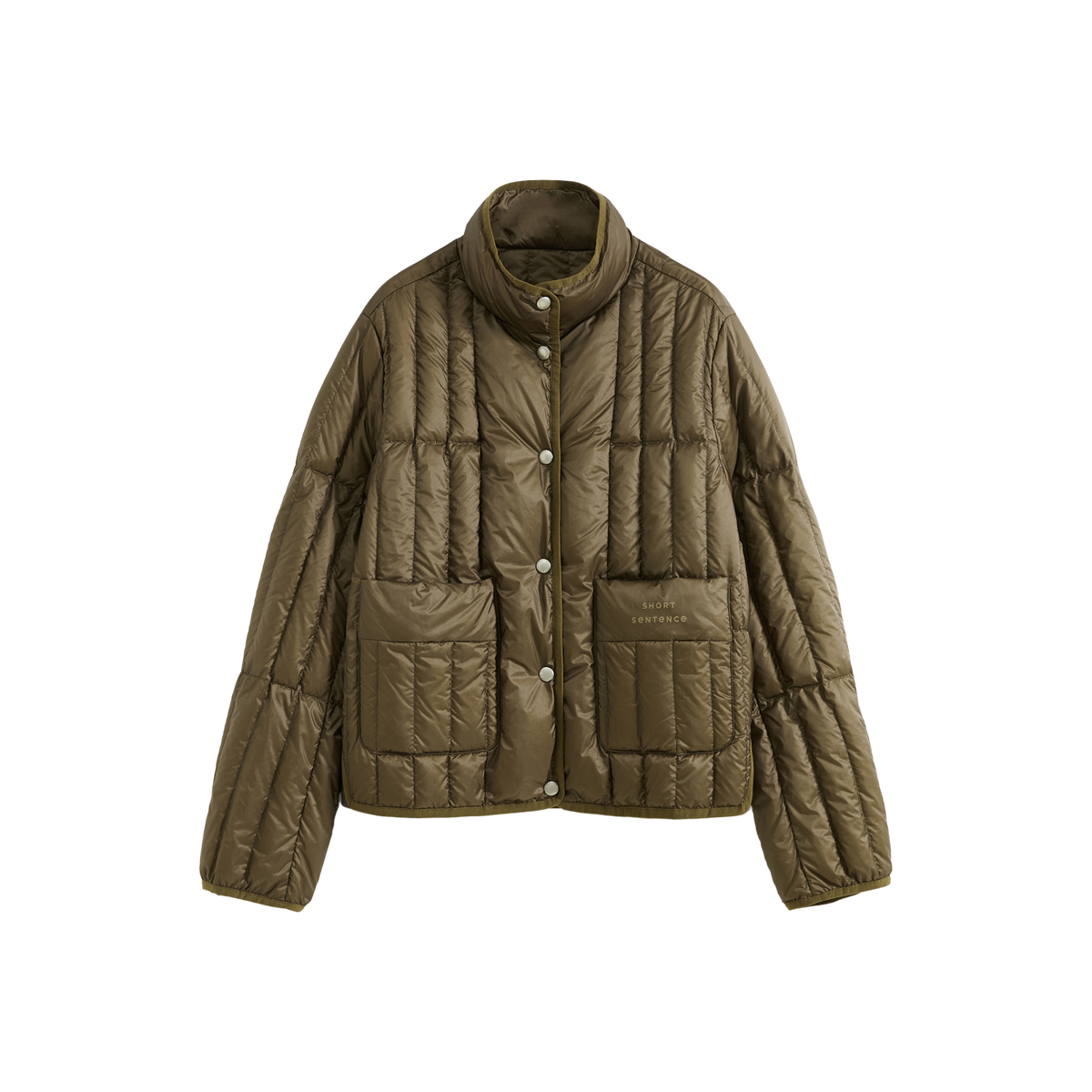 Stand Collar Short Down Jacket