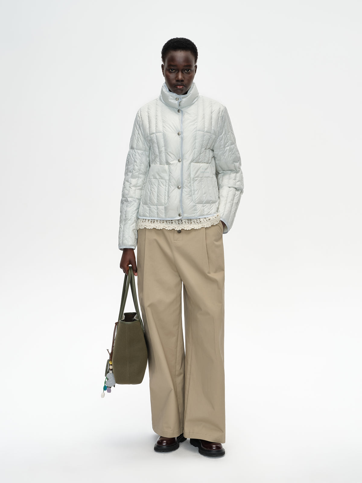 Stand Collar Short Down Jacket