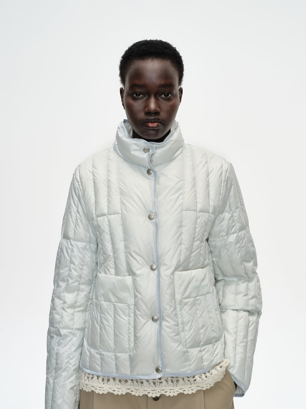 Stand Collar Short Down Jacket