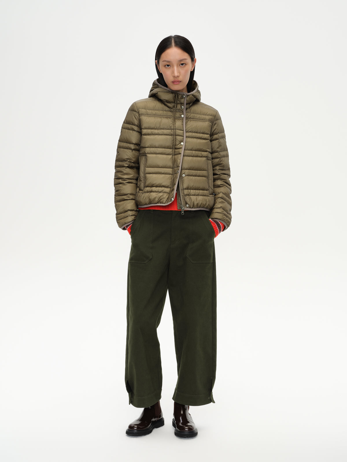 Hooded Short Down Jacket