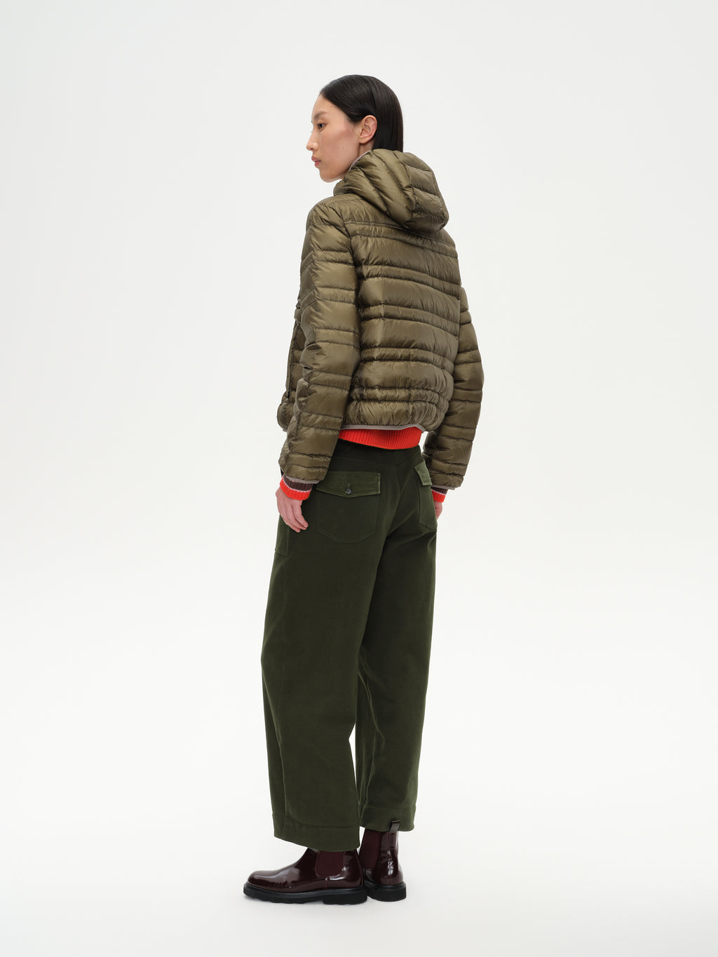 Hooded Short Down Jacket