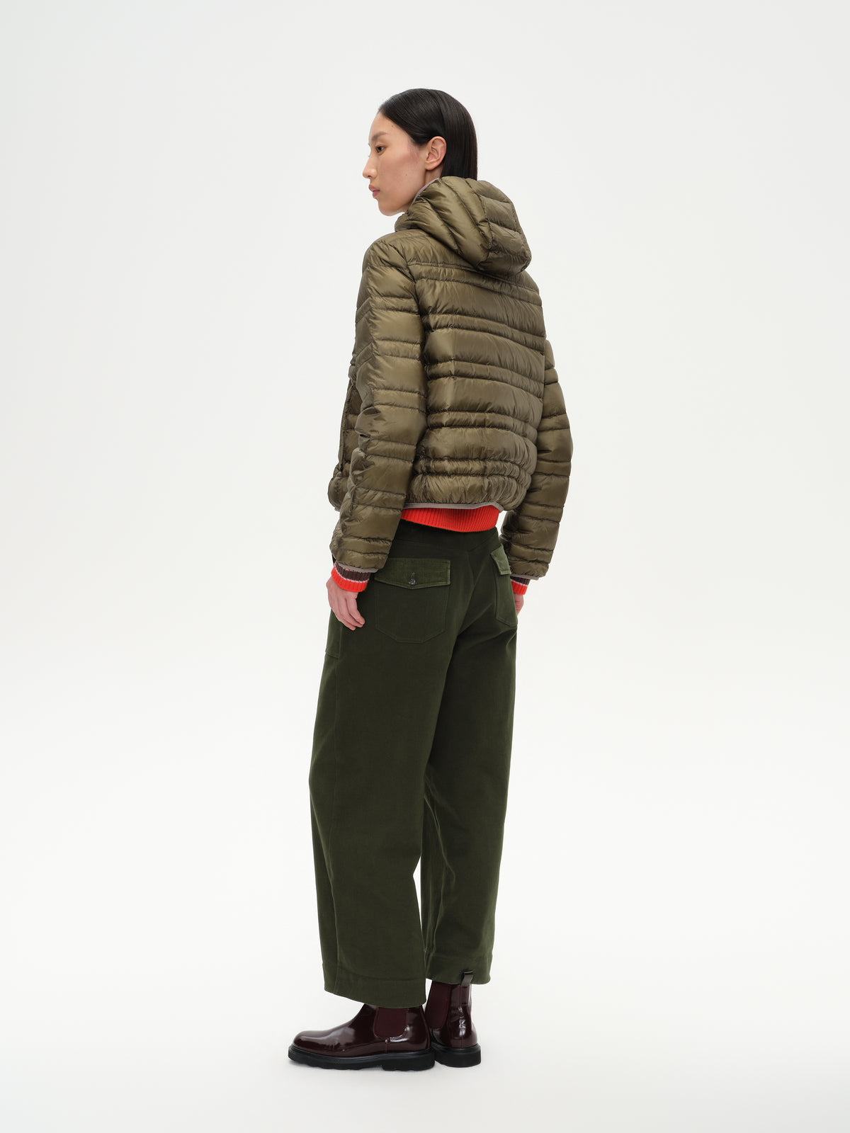 Hooded Short Down Jacket