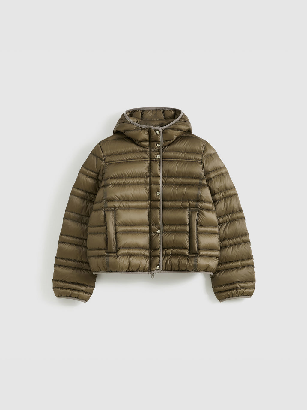 Hooded Short Down Jacket