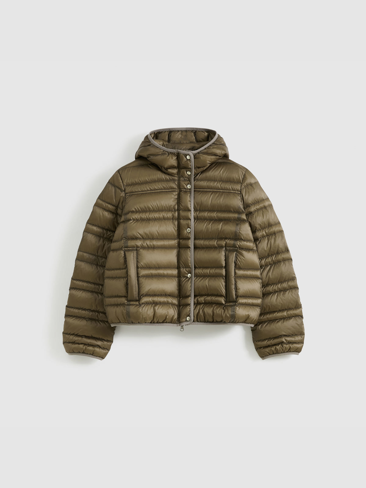 Hooded Short Down Jacket