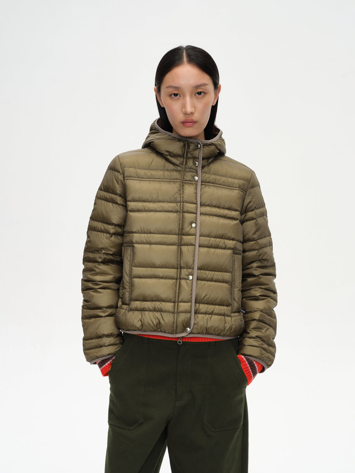 Hooded Short Down Jacket