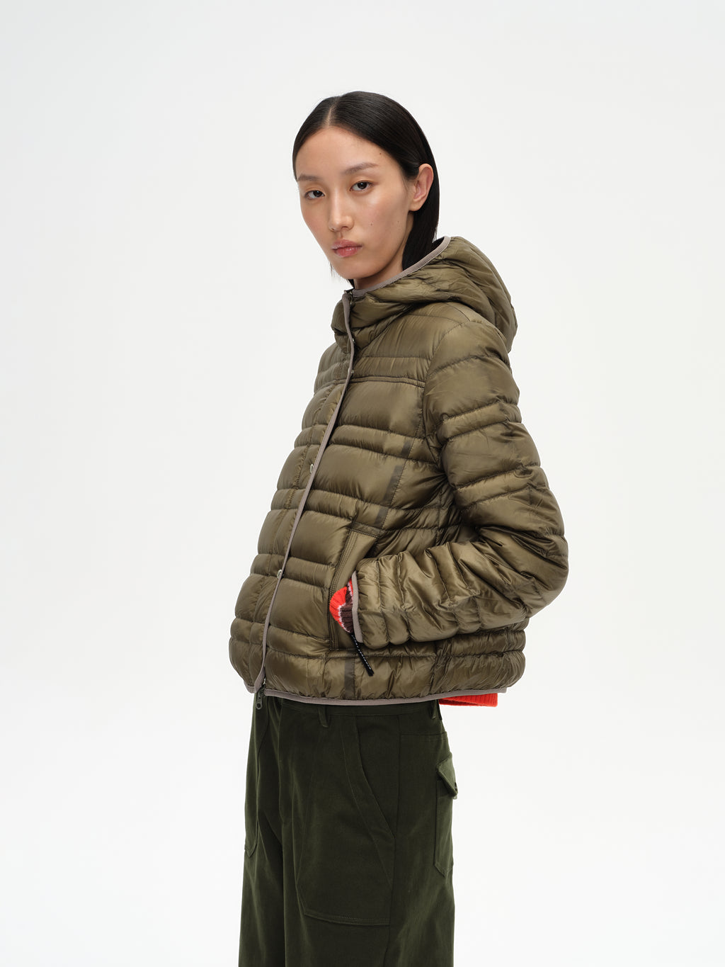 Hooded Short Down Jacket