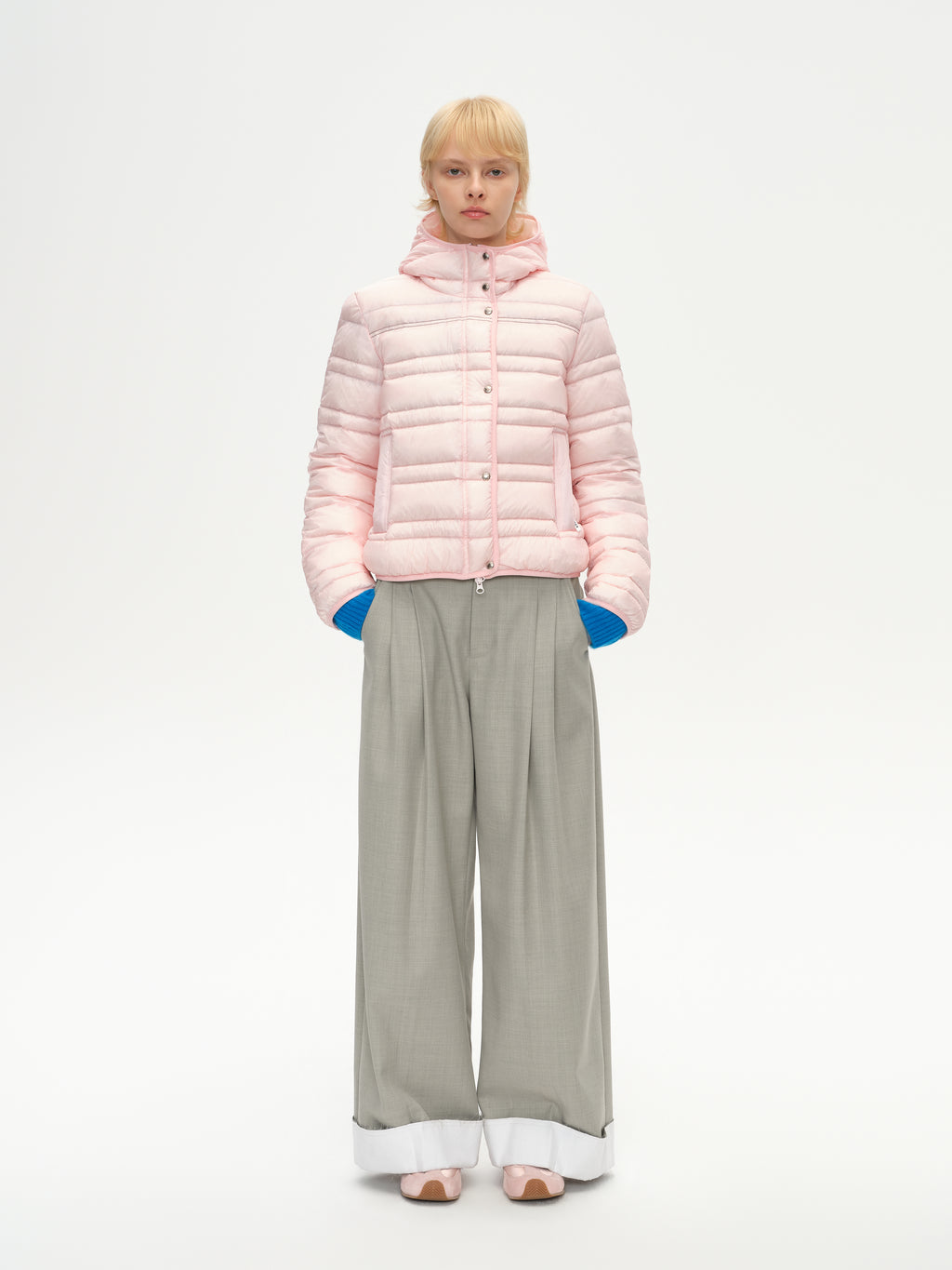 Hooded Short Down Jacket