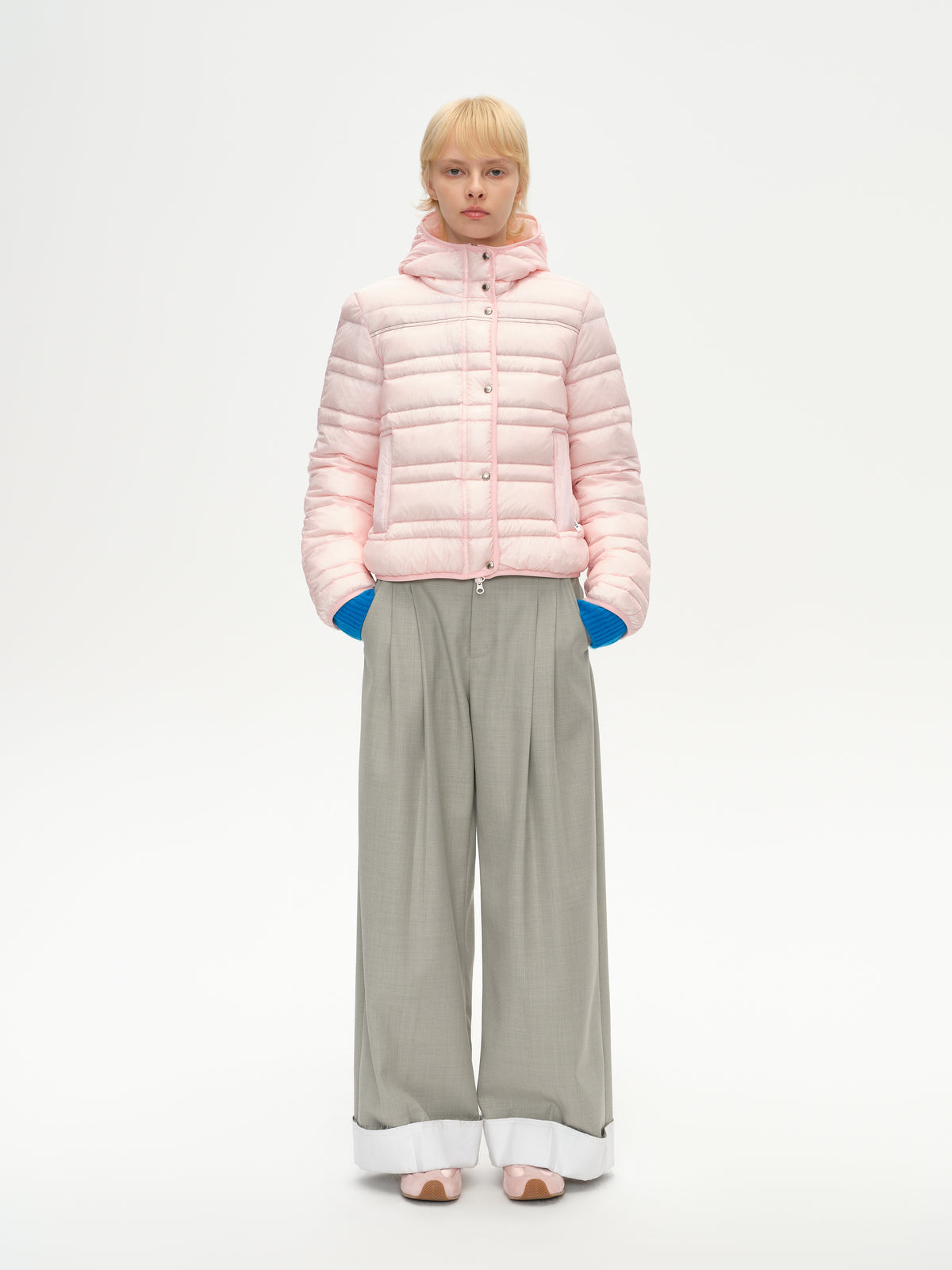 Hooded Short Down Jacket
