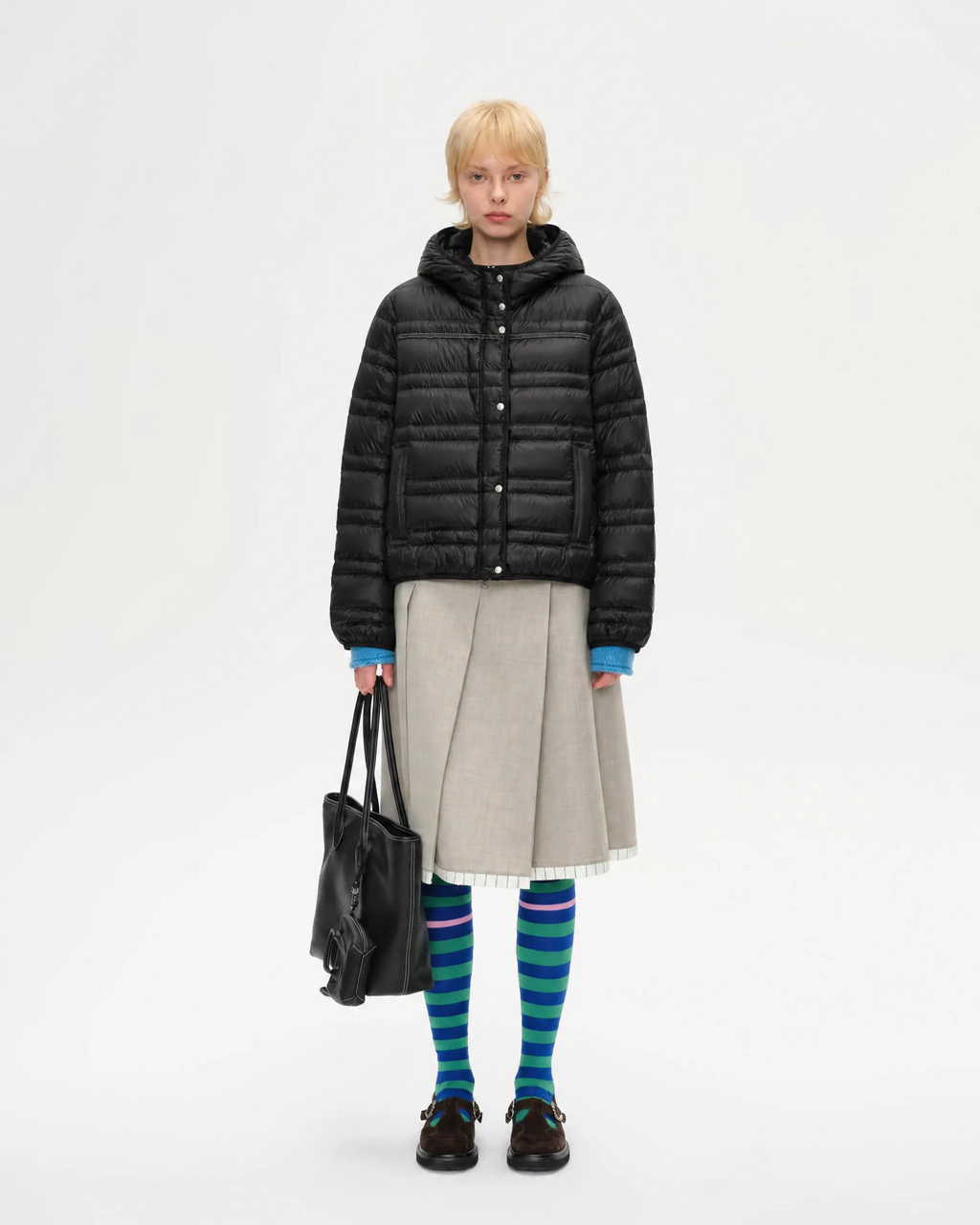Hooded Short Down Jacket