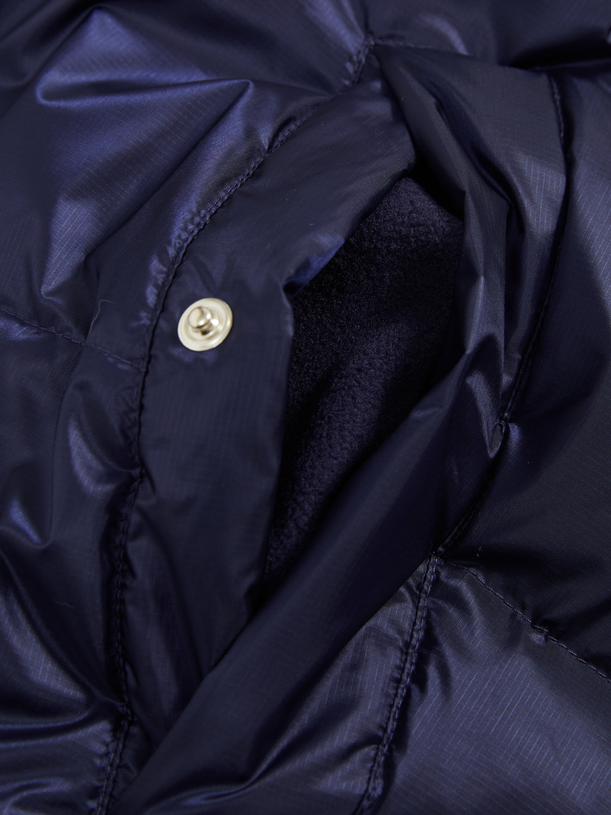 Loose Color-Block Puffer Jacket