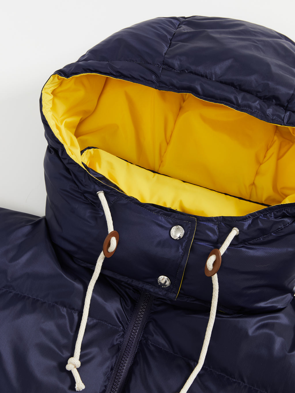 Loose Color-Block Puffer Jacket