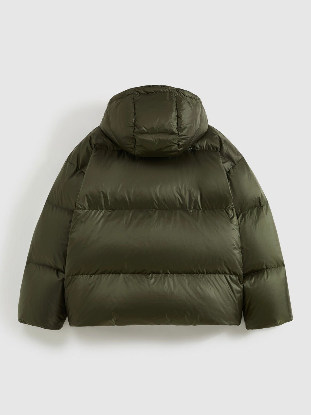 Loose Color-Block Puffer Jacket