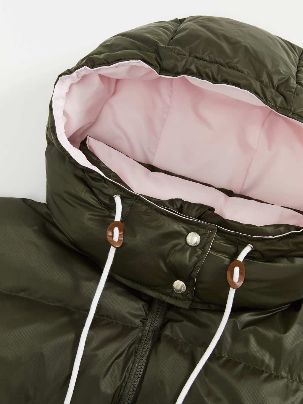 Loose Color-Block Puffer Jacket