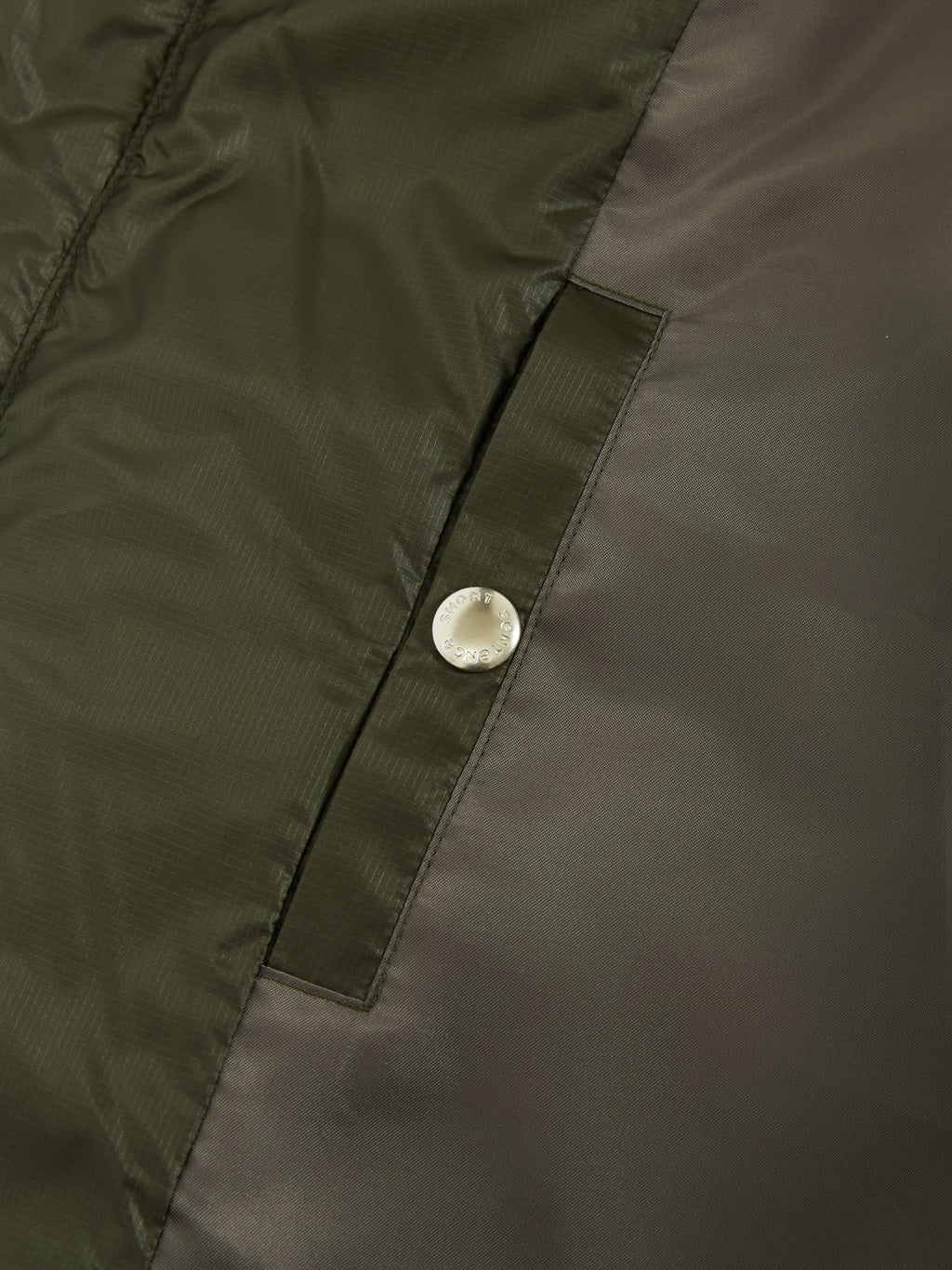 Loose Color-Block Puffer Jacket