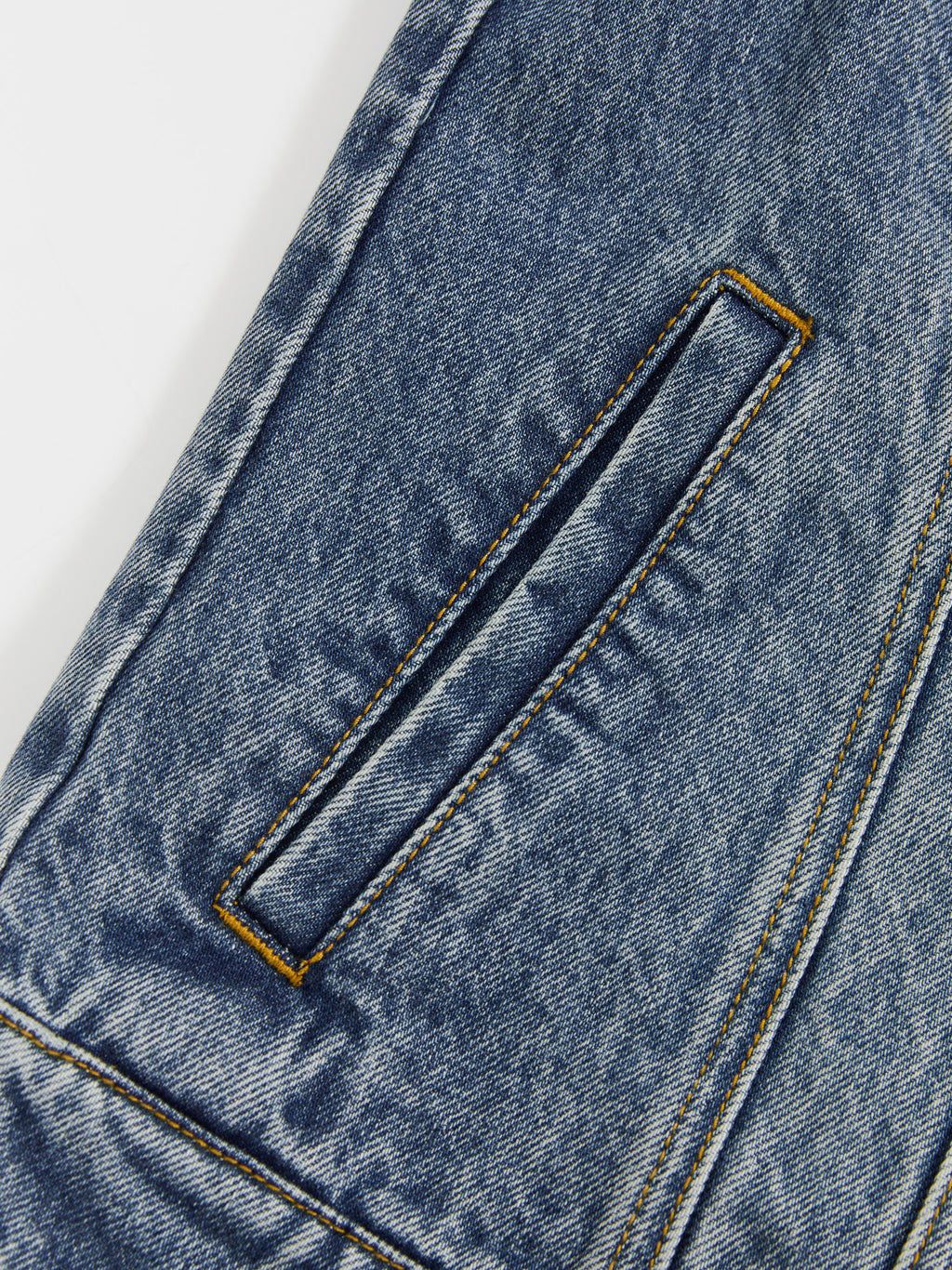 Patchwork Washed Denim Jacket