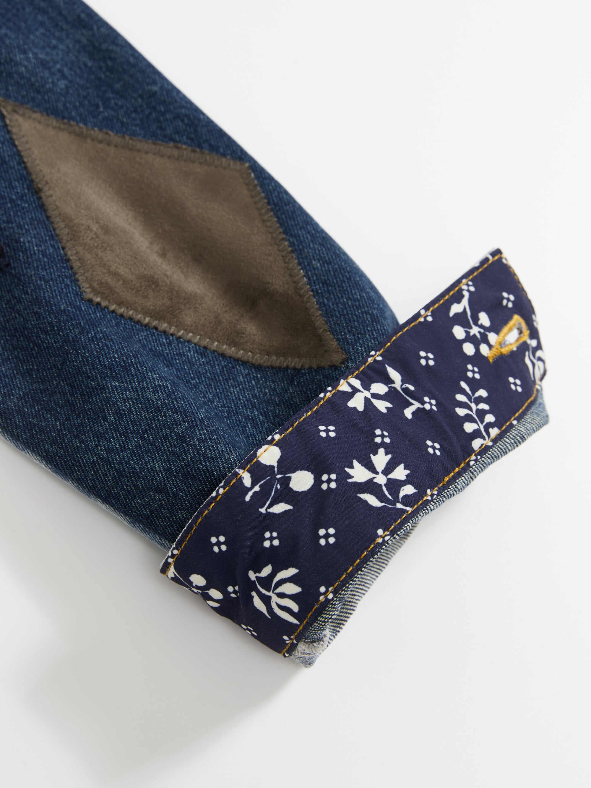 Patchwork Washed Denim Jacket