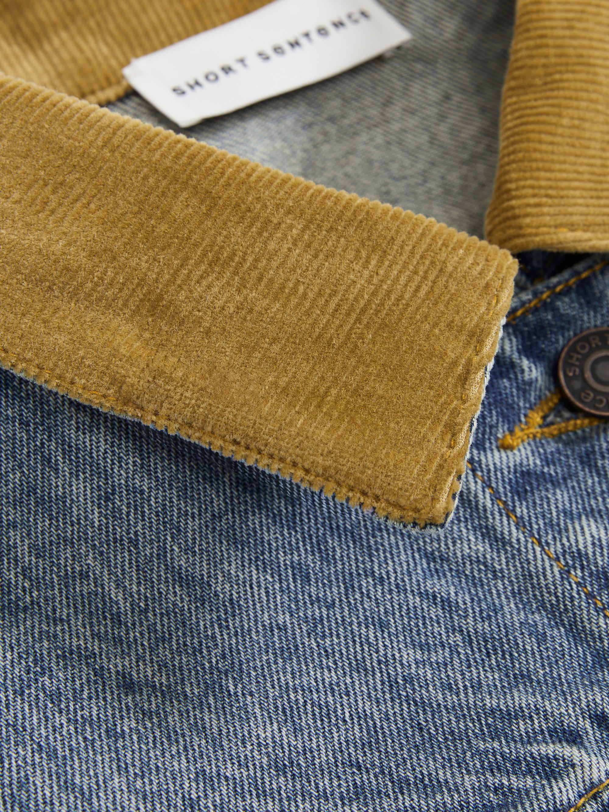 Patchwork Washed Denim Jacket