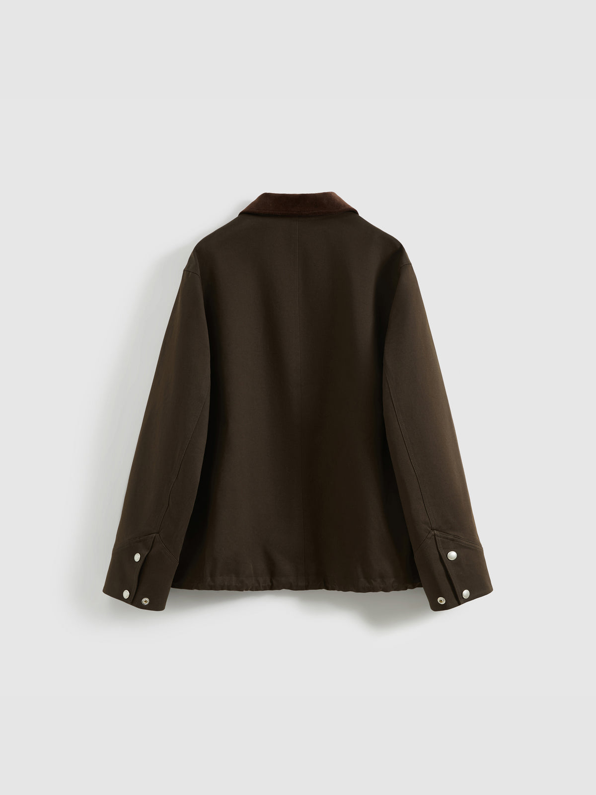 Corduroy Collar Drawstring Jacket