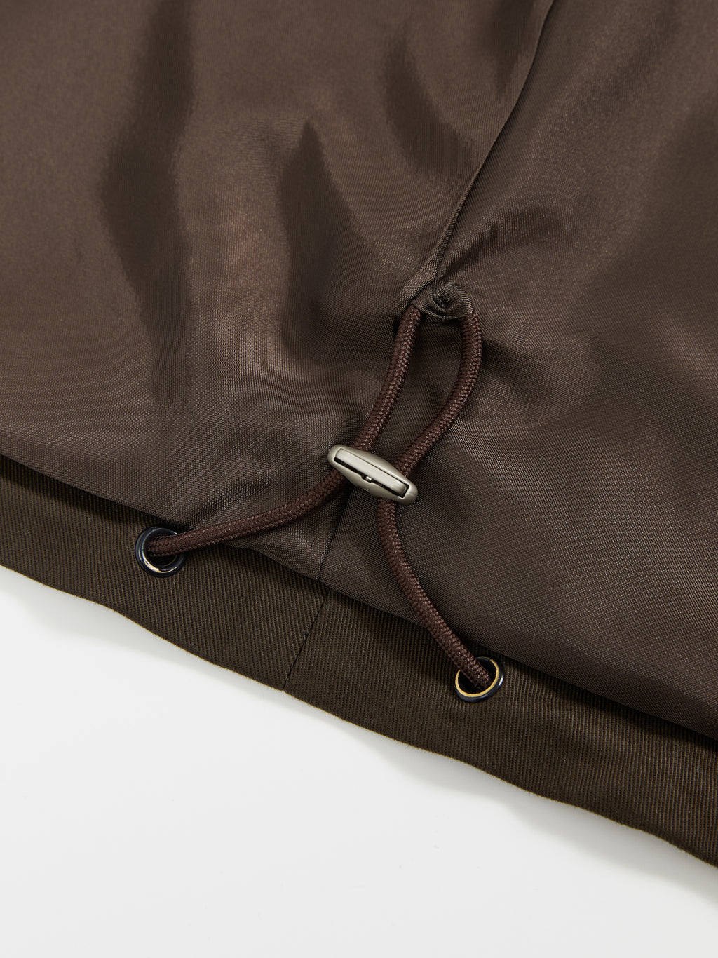 Corduroy Collar Drawstring Jacket