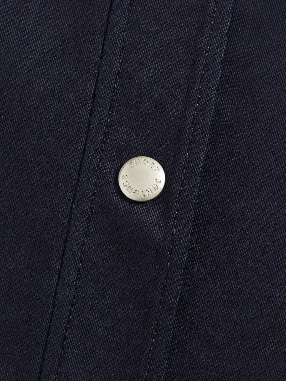 Corduroy Collar Drawstring Jacket