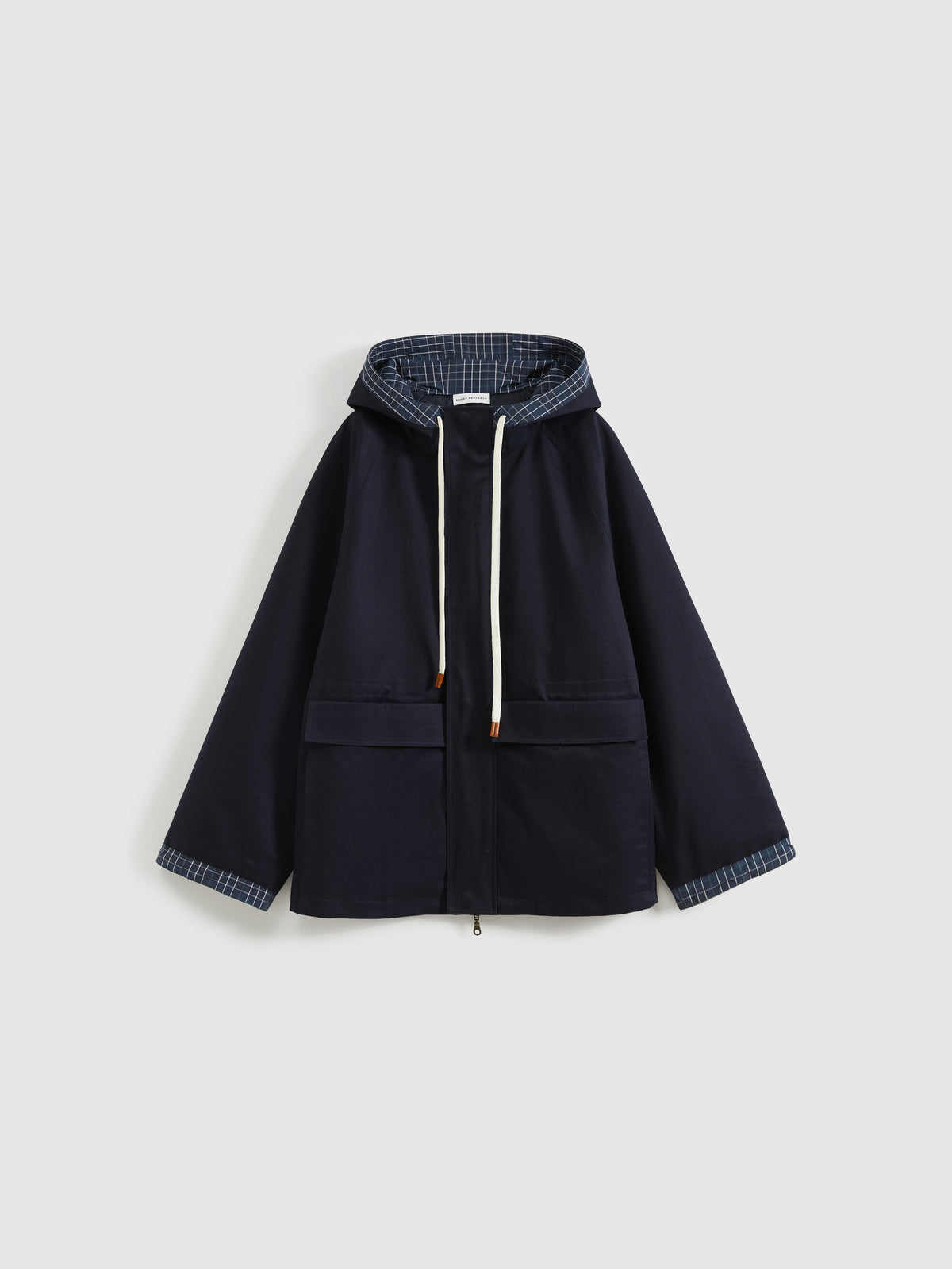 Hooded Raglan Adjustable Jacket