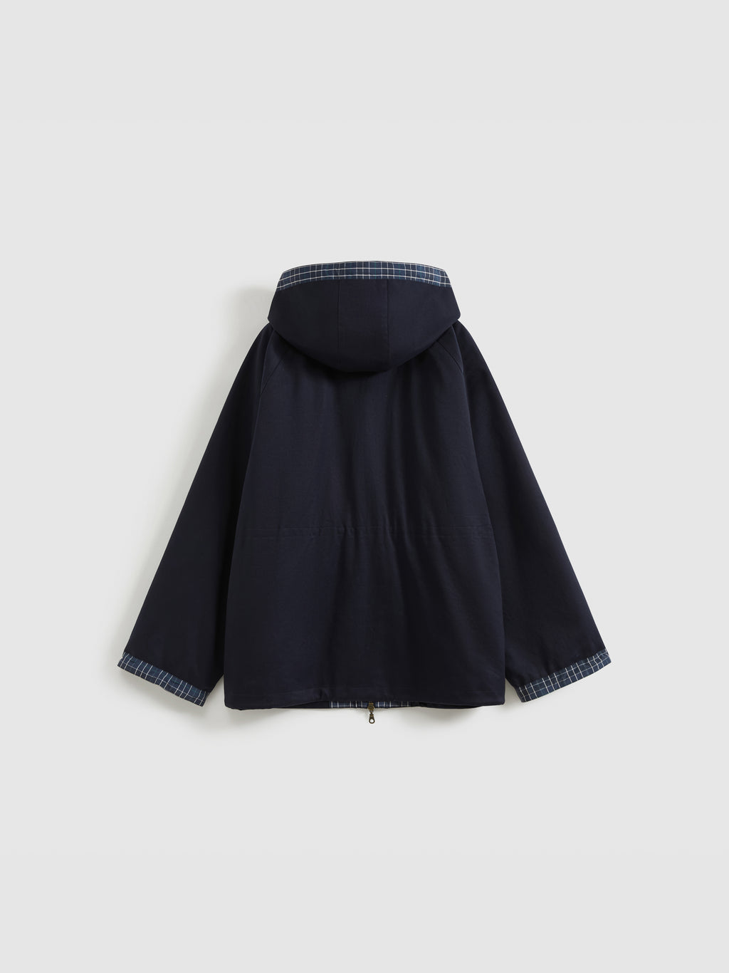 Hooded Raglan Adjustable Jacket
