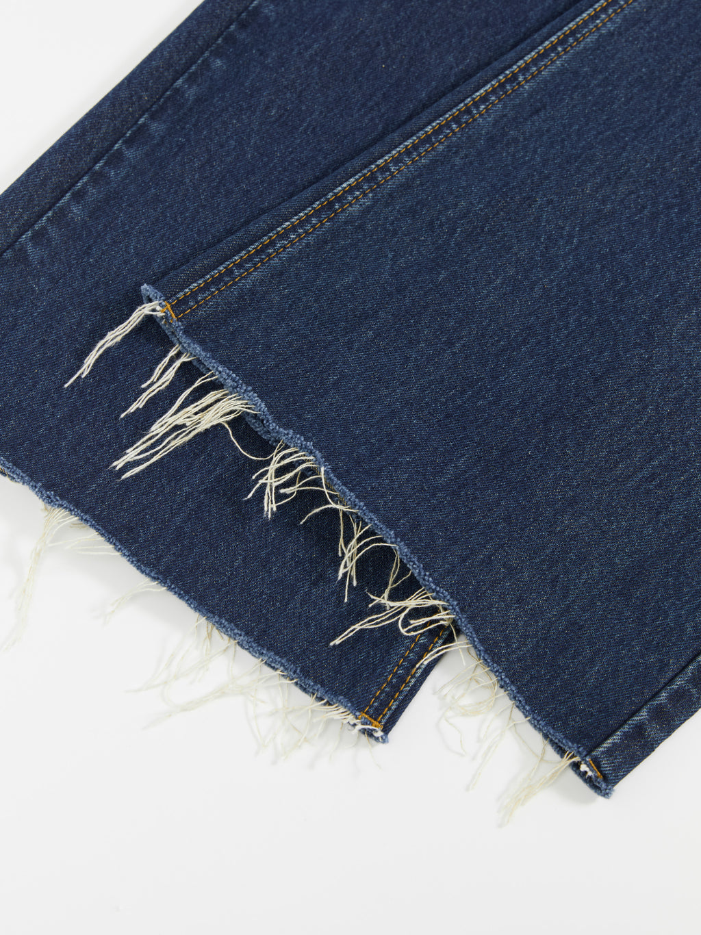 Flipped Pocket Mid-Waist Loose Jeans