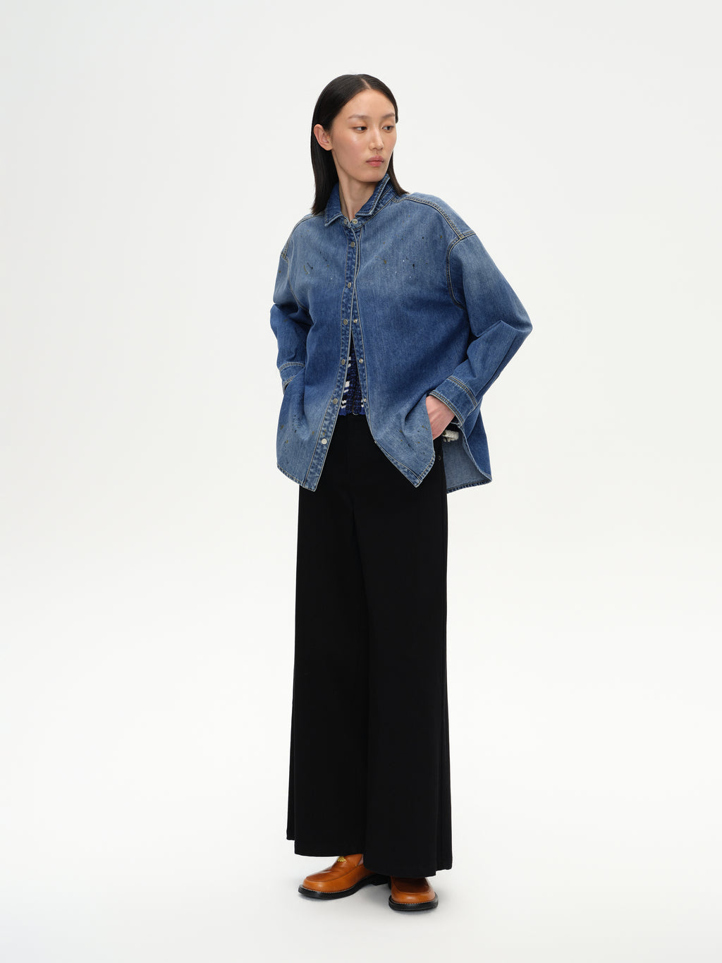 Fleece Wide Lounge Jeans