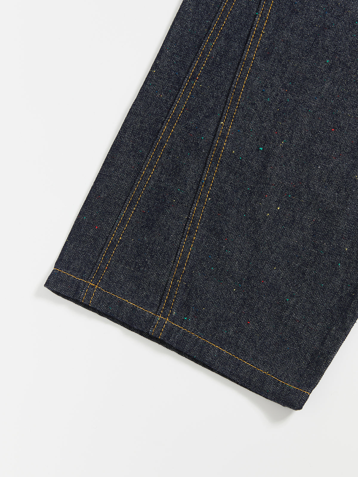 Cropped Polka Dot Denim Jeans