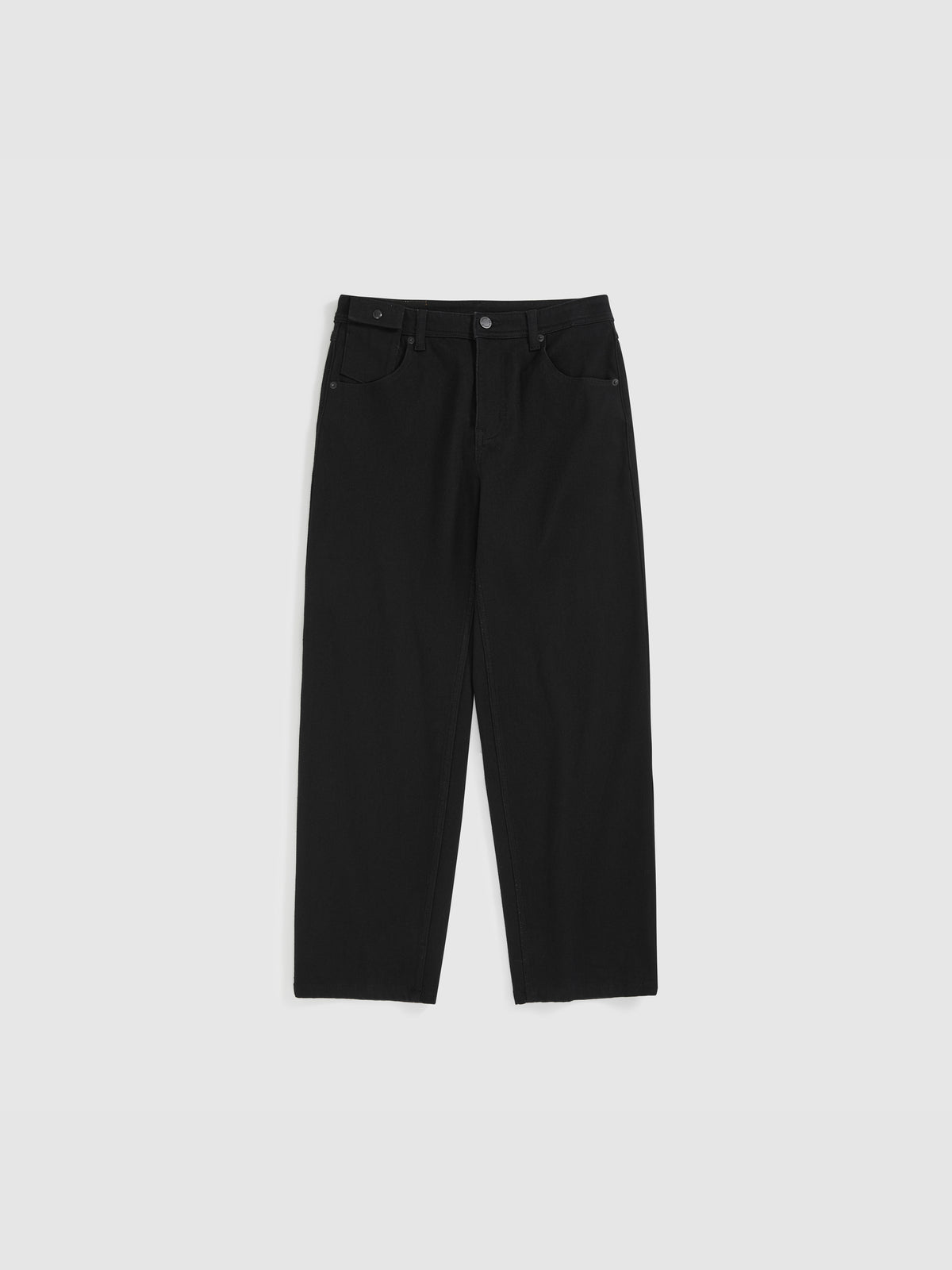 Fleece-Lined Fitted Cropped Jeans