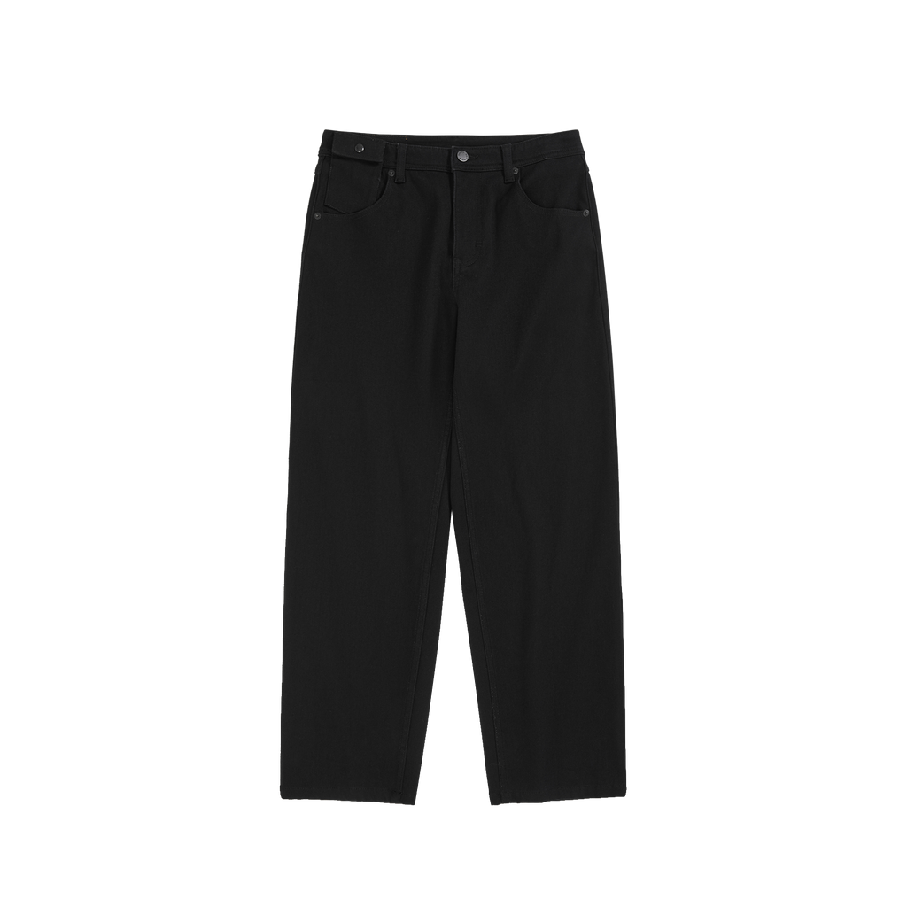 Fleece-Lined Fitted Cropped Jeans