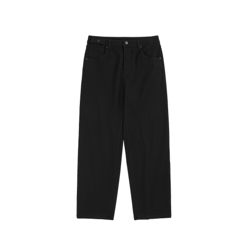 Fleece-Lined Fitted Cropped Jeans