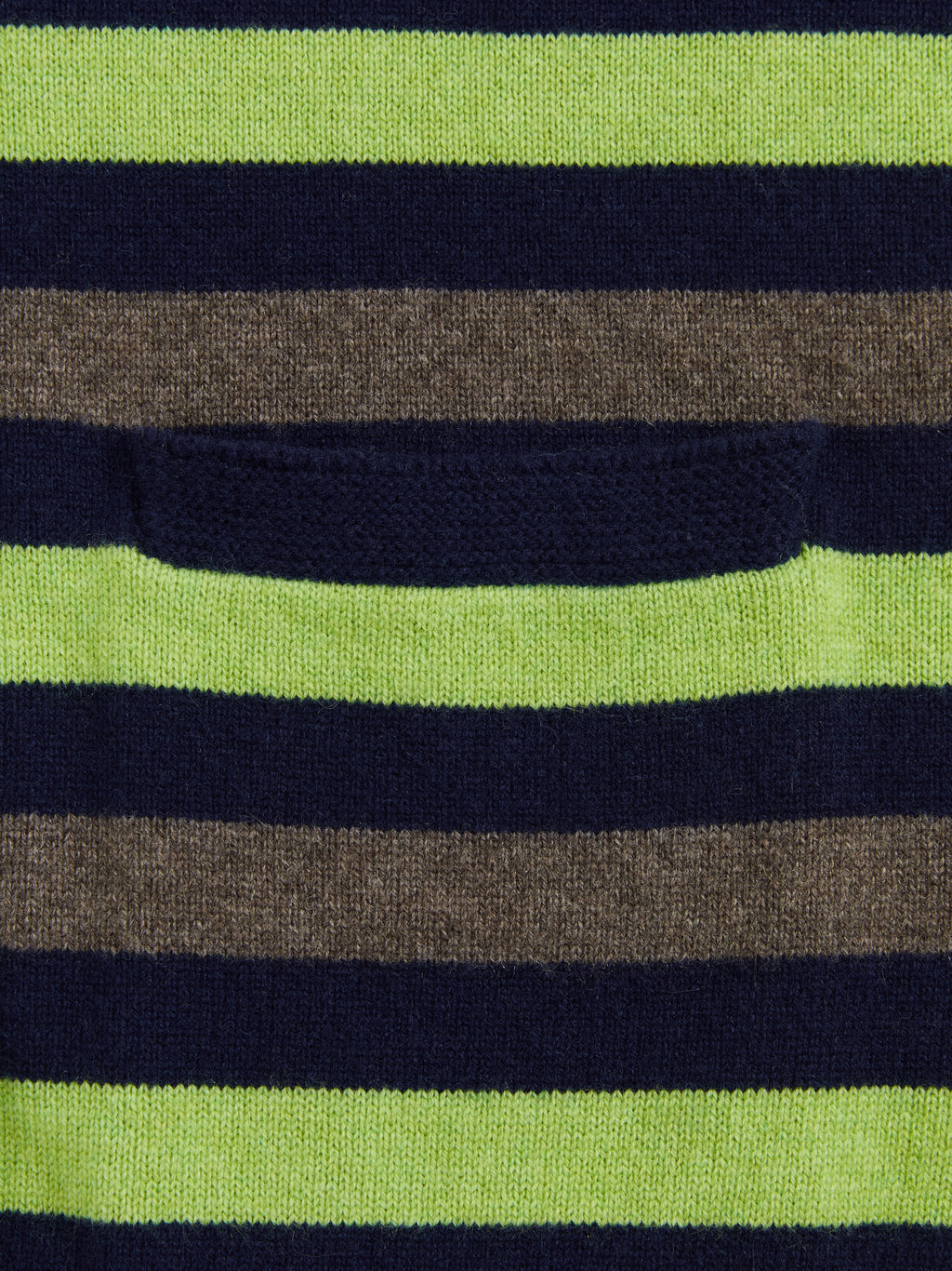 Color-Block Striped Lapel Cardigan