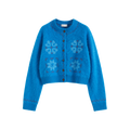 Cross-Stitch Crew Knit Cardigan