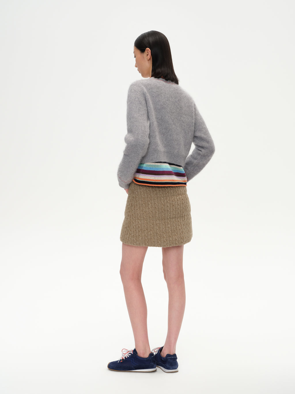 Cross-Stitch Crew Knit Cardigan