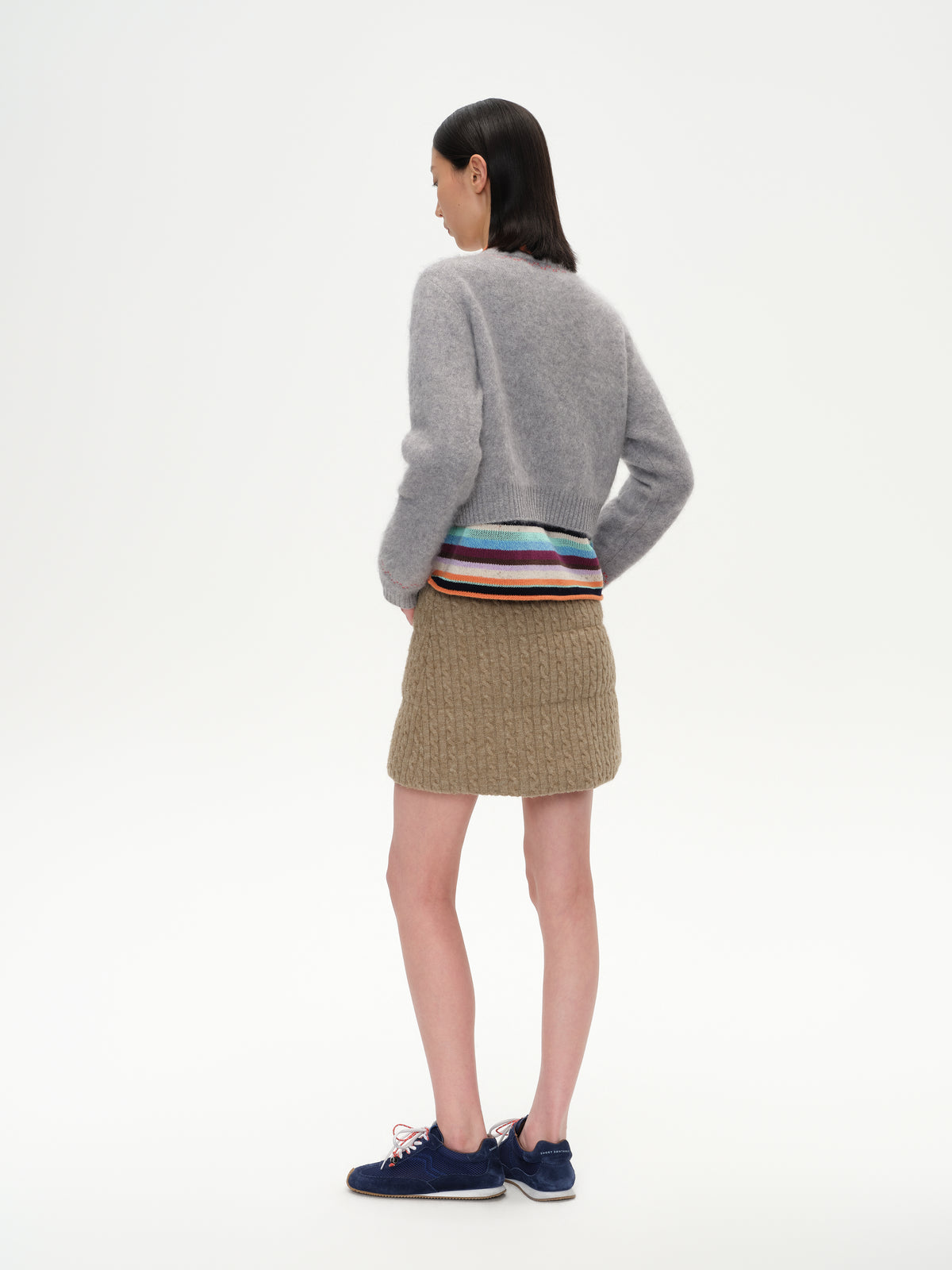 Cross-Stitch Crew Knit Cardigan