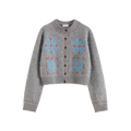 Cross-Stitch Crew Knit Cardigan