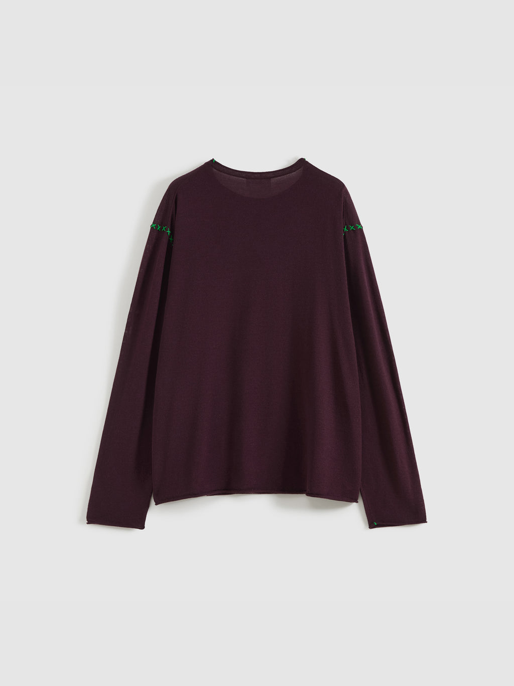 Cross-Stitch Loose Knit Top