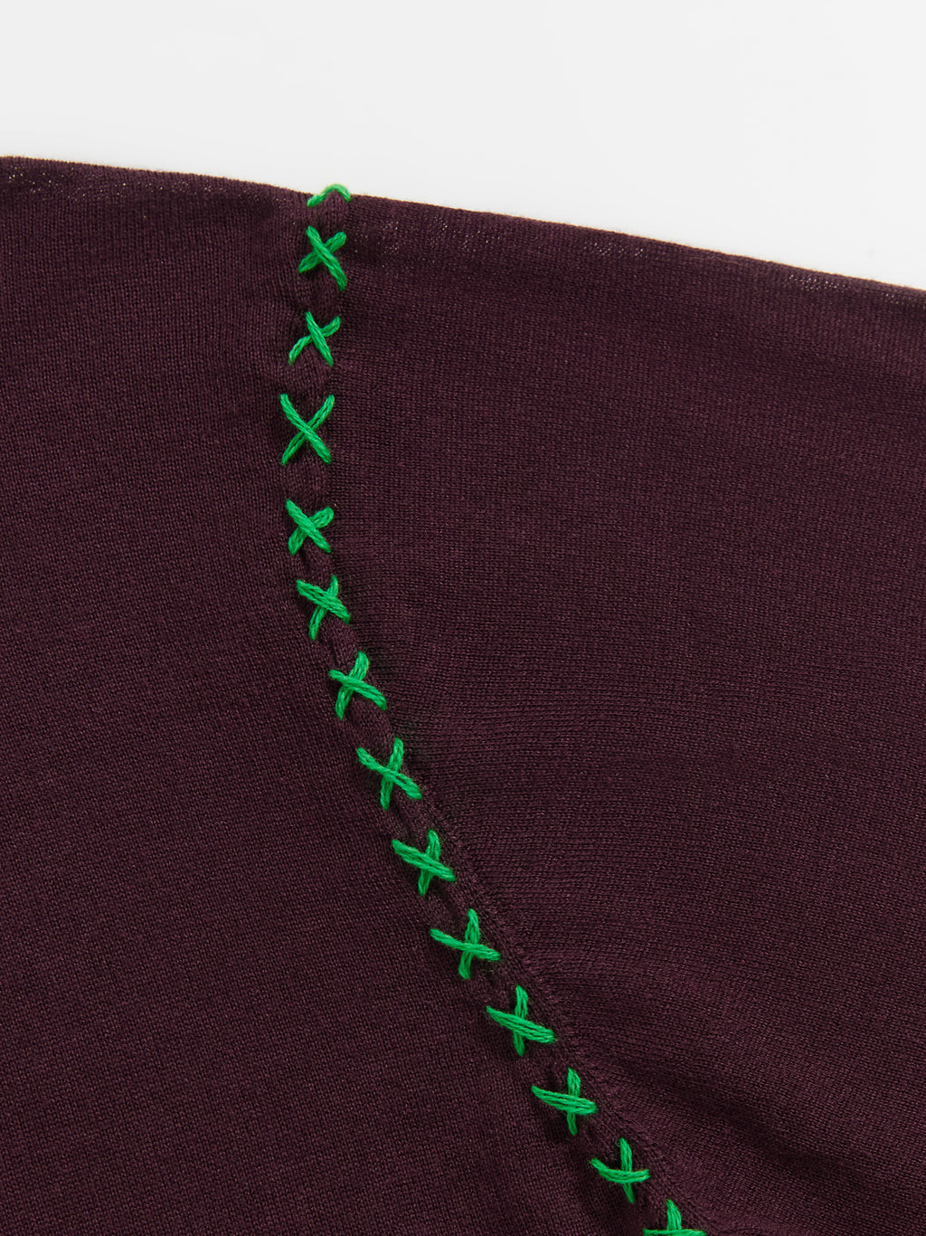 Cross-Stitch Loose Knit Top