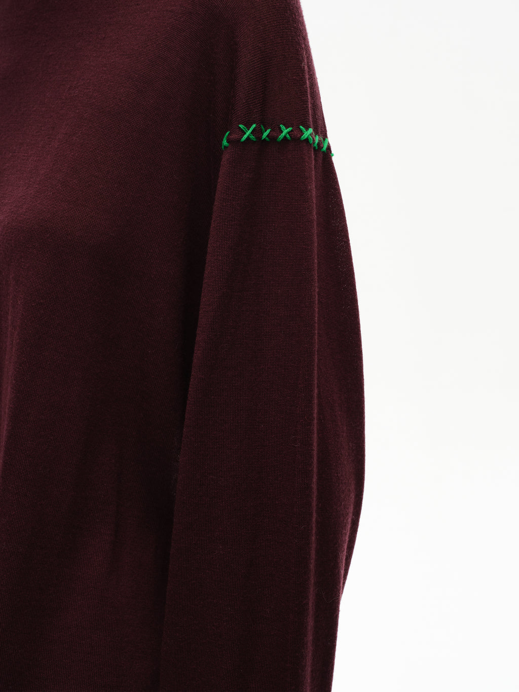 Cross-Stitch Loose Knit Top
