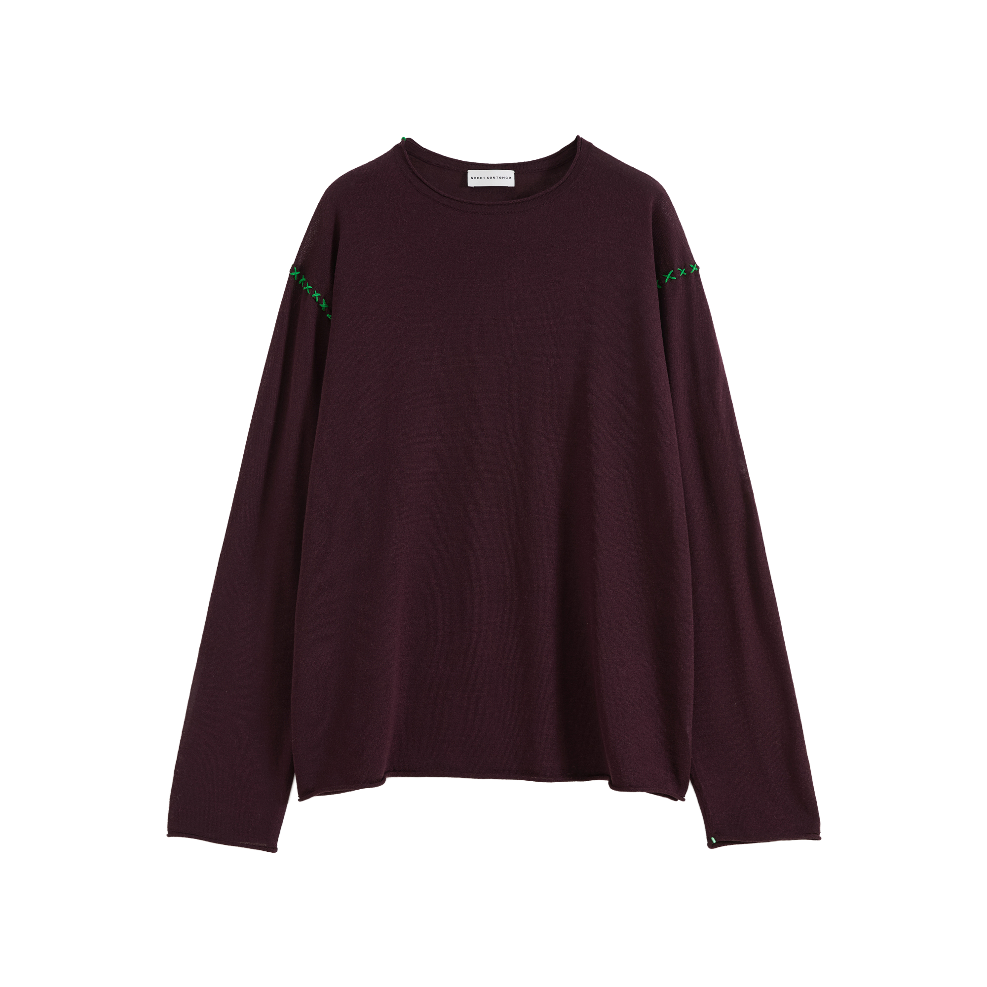 Cross-Stitch Loose Knit Top